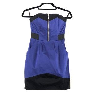 STRUCTURED STRAPLESS DRESS